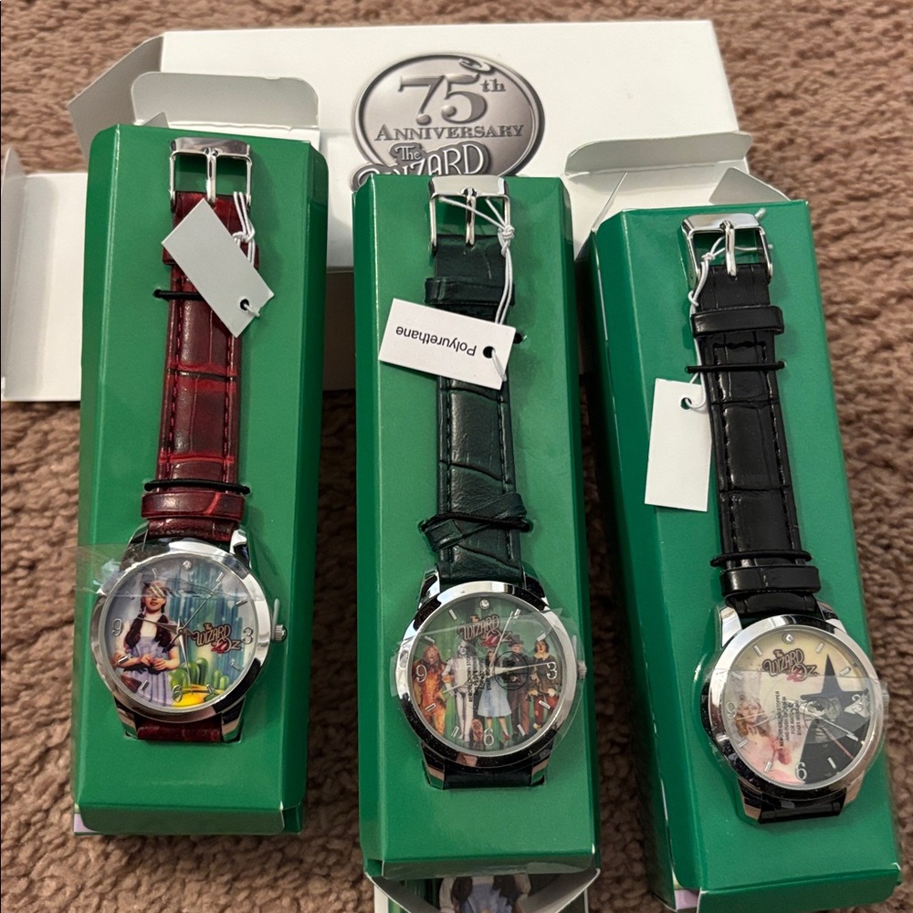 Wizard of oz 75th anniversary collection watch’s set of three needs new battery